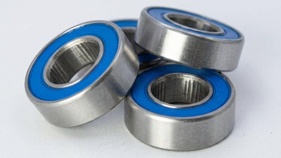 Multiple MR105-2RS ball bearings.